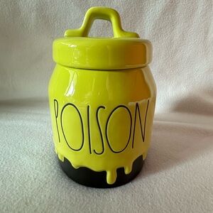 POISON drippy oozed baby canister by Rae Dunn New Unused 🇺🇸